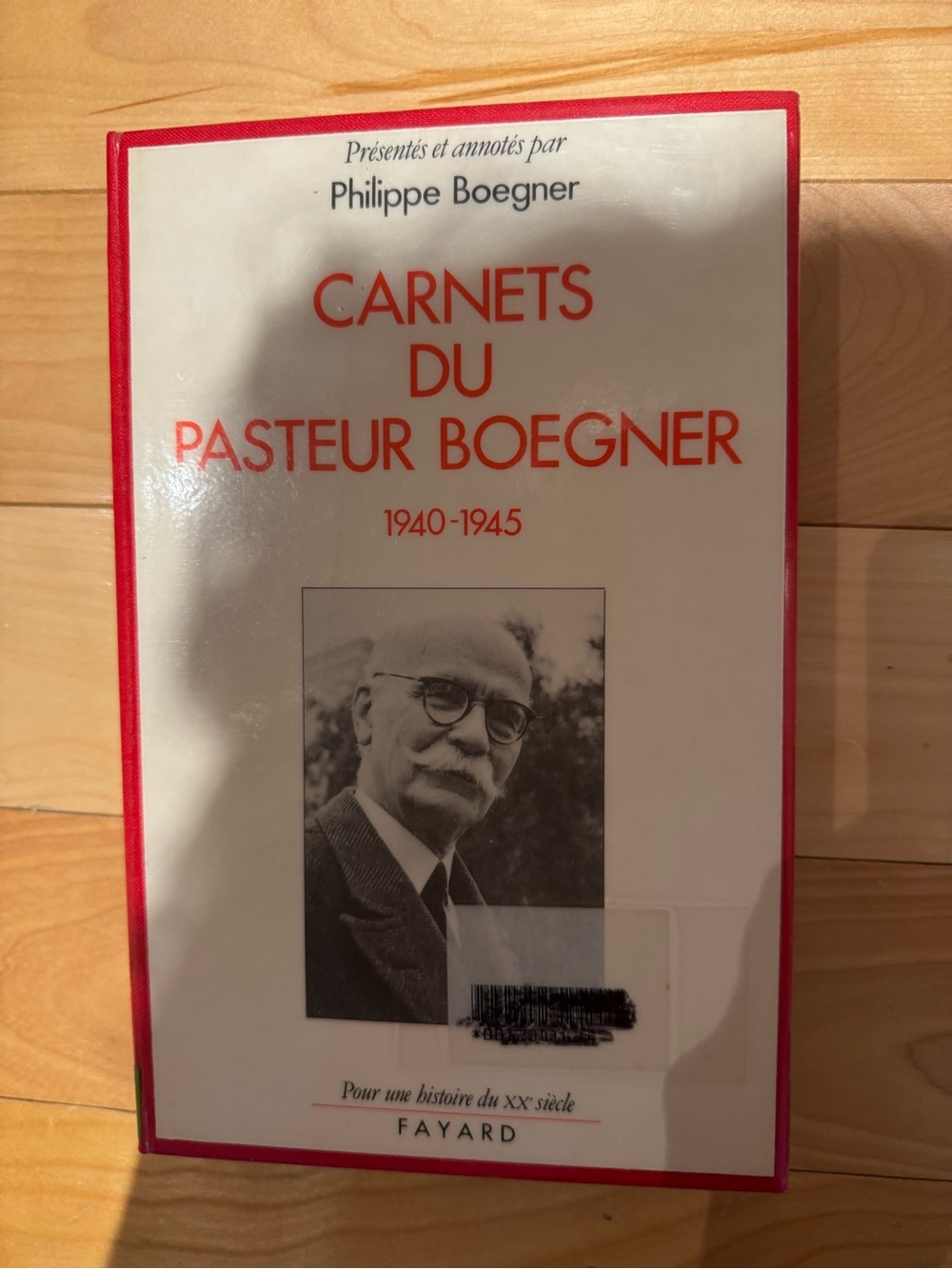 Livre - Carnets du Pasteur Boegner (1940-1945)